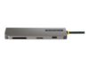 STARTECH.COM USB C Multiport Adapter 4K 60Hz HDMI HDR10 Video 3 Port 5Gbps USB-A Hub 100W PD Pass-Through GbE SD/MicroSD Mini Dock