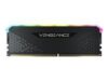 CORSAIR VENGEANCE RGB RS 8GB DDR4 3200MHz DIMM Unbuffered 16-20-20-38 Black PCB 1.35V XMP 2.0
