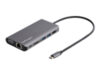 STARTECH.COM USB-C Multiport Adapter - HDMI / VGA - PD - SD - Ethernet - Audio - 30cm Cable - USB-C Mini Dock - Mac   Windows