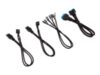 CORSAIR Premium Sleeved I/O Cable Extension Kit Black