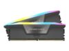 CORSAIR VENGEANCE RGB 64GB 2x32GB DDR5 600MT/s DIMM Unbuffered 40-40-40-77 Std PMIC AMD EXPO Cool Grey Heatspreader Black PCB 1.25V