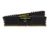 CORSAIR DDR4 2400MHz 16GB 2 x 288 DIMM Unbuffered 14-16-16-31 Vengeance LPX Black Heat spreader 1.20V