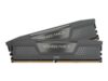CORSAIR VENGEANCE 32GB 2x16GB DDR5 6000MHz DIMM Unbuffered 36-36-36-76 Std PMIC AMD EXPO Cool Grey Heatspreader Black PCB 1.35V