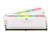 CORSAIR Dominator Platinum DDR4 3600MHz 32GB 2x16GB DIMM Unbuffered 18-22-22-42 XMP 2.0 RGB White Heatspreader RGB LED 1.35V