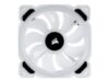 CORSAIR LL120 RGB White 120mm Dual Light Loop RGB LED PWM Fan Single Pack