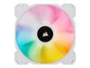 CORSAIR SP120 RGB ELITE White 120mm RGB LED Fan with AirGuide Single Pack