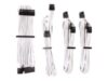 CORSAIR Premium Individually Sleeved DC Cable Starter Kit Type 4 White