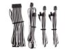 CORSAIR Premium Individually Sleeved DC Cable Starter Kit Type 4 generation 4 WHITE/BLACK