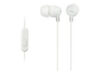 SONY Headphone MDREX15APW.CE7 White