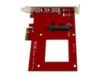 STARTECH.COM U.2 to PCIe Adapter for 2.5 in U.2 NVMe SSD - SFF-8639 - x4 PCI Express 3.0